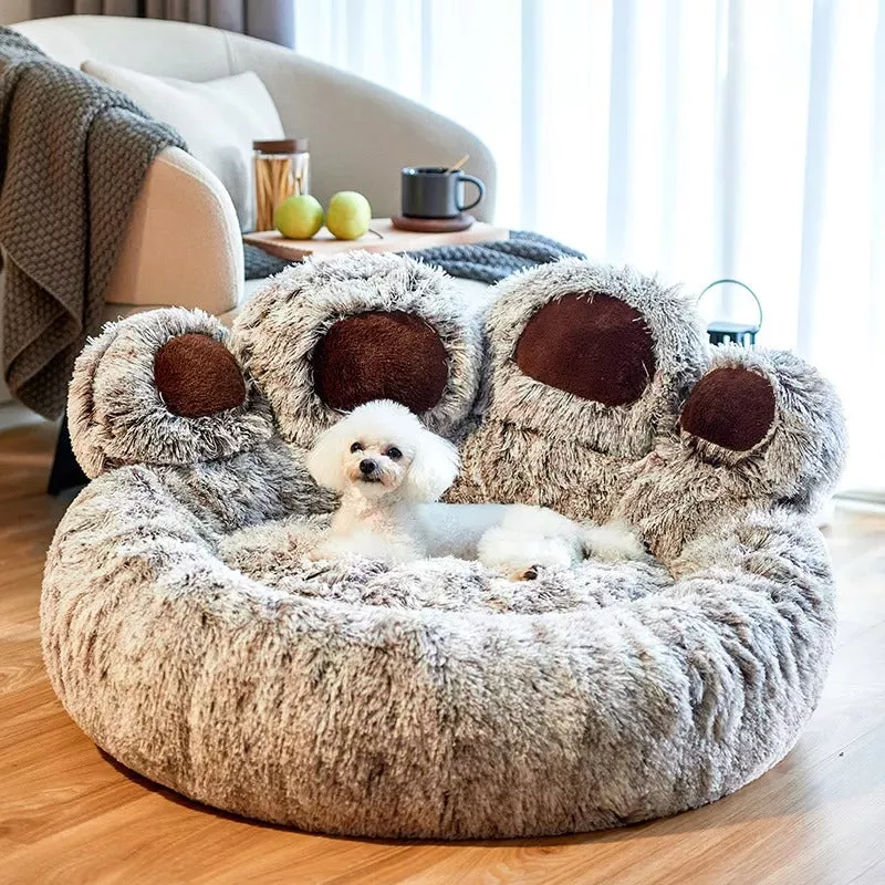 Cama de Lujo en Forma de Garra para Mascotas