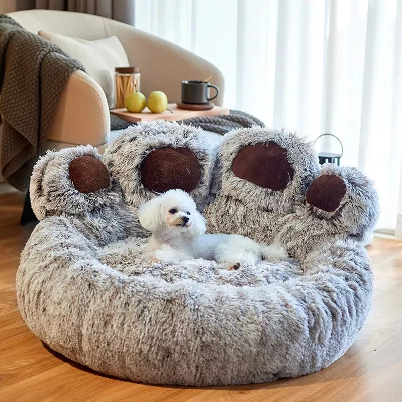 Cama de Lujo en Forma de Garra para Mascotas