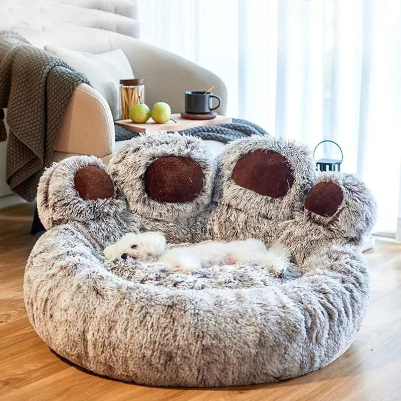 Cama de Lujo en Forma de Garra para Mascotas