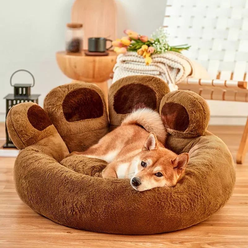 Cama de Lujo en Forma de Garra para Mascotas